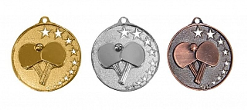Medalj, Bordtennis