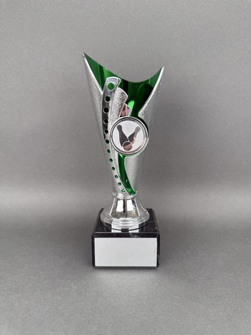 Huvudbild Trofé Eliot, Silver-Grön, 170mm