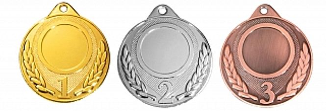 Huvudbild Medalj 50mm, 25mm emblem, 31 gram
