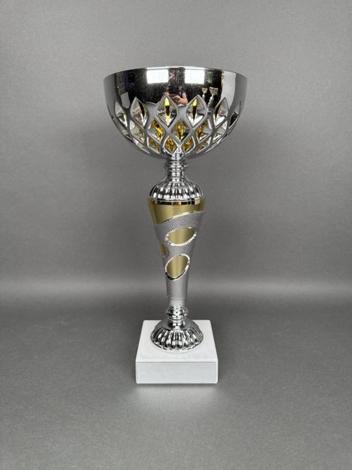 Huvudbild Pokal Victoria, Silver-Guld, 310mm, Diameter ...