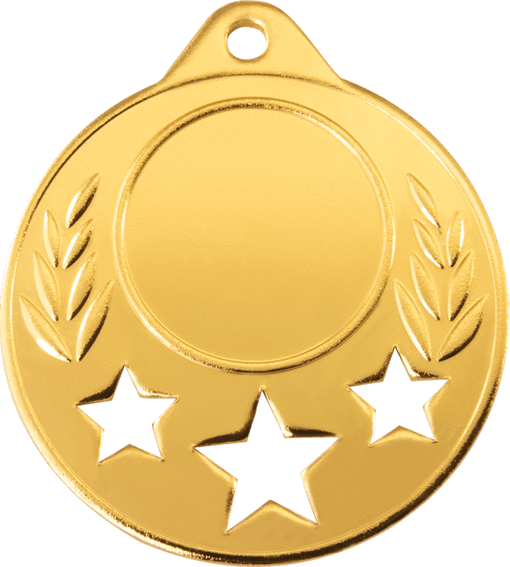 Medalj 50mm, 25mm emblem, 29 gram
